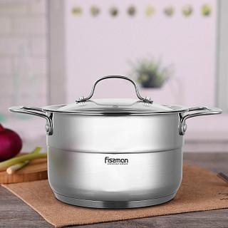 Katls NORDIA 16x9 сm / 8005m l ar stikla vāku  (nerūsējošais tērauds)