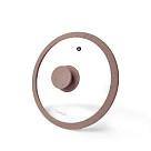 Stikla vāks ARCADES 20 cm, brūns