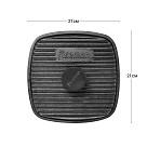 Grilpannas prese 21x21 cm kvadrātveida  (čuguns)