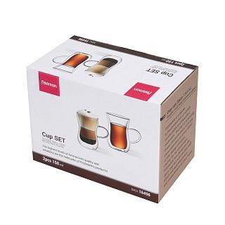 Dubultā stikla krūžu komplekts 150ml
