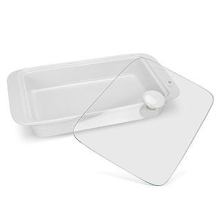 Taisnstūrveida marmīts Parmigiano 36,7x22,8x6,3 cm / 2,3L (porcelāns)