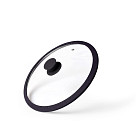 Stikla vāks ARCADES 20 cm, tumši pelēks