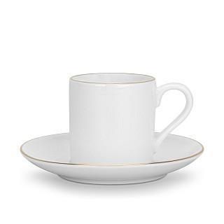 Komplekts krūze ar apakštasīti Floree 100 ml/ 2 gab.  (porcelāns)