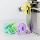 Vāku turētājs 5x4 cm CILVĒCIŅŠ (silikons)