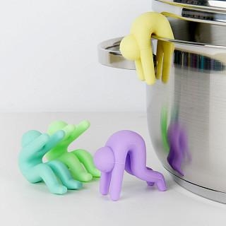 Vāku turētājs 5x4 cm CILVĒCIŅŠ (silikons)