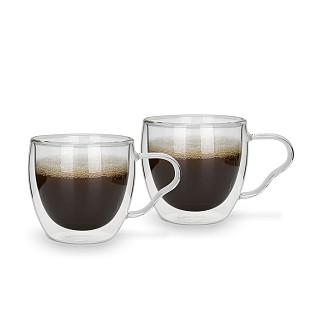 Dubultā stikla krūžu komplekts 90ml