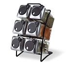 Komplekts garšvielām 6x110 ml uz paliktņa (stikls), art. 6434