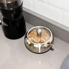 Cukurtrauks ar vāku un karotīti 350 ml (nerūsējošais tērauds)