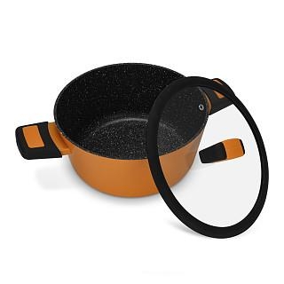 Katls BOOM 20x10,0 cm / 2,6 l ar stikla vāku, krāsa ORANŽS