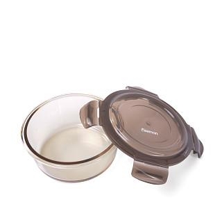 Stikla trauks ar vāku 14x5 cm/620 ml