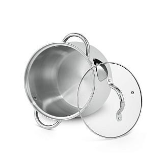 Katls FAVIO 22x18.5 cm / 7.0 l ar stikla vāku