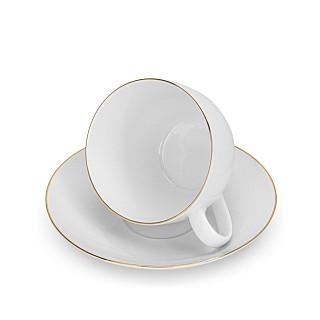 Komplekts krūze ar apakštasīti Floree 270 ml/ 2 gab.  (porcelāns)