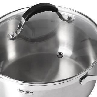 Katls MAGNIFICA 18x8.5 cm/2100 ml ar stikla vāku (nerūsējošais tērauds)