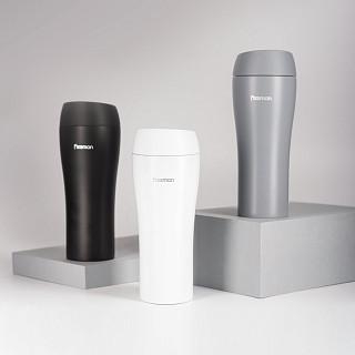 Termokrūze 420 ml, balta (nerūsējošais tērauds)