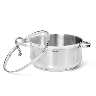 Katls LUMINOSA 24x11,5 см/5100 ml ar stikla vāku (nerūsējošais tērauds)