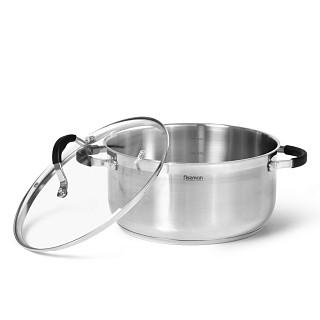 Katls MAGNIFICA 18x8.5 cm/2100 ml ar stikla vāku (nerūsējošais tērauds)