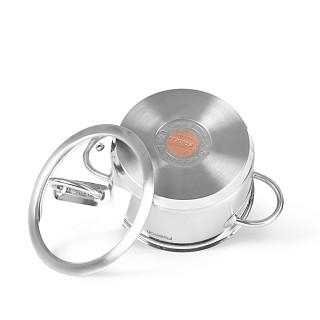 Katls BENJAMIN 20x12 сm/3700 ml ar stikla vāku (nerūsējošais tērauds)