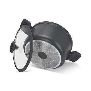 Кatls Titanium PRO 24x12 cm / 4.7 l ar stikla vāku