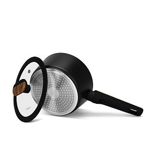 Katliņš ar garo rokturi ar vāku 18 cm / 1,8 l Feorella