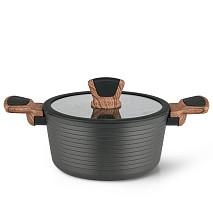 Katls DIAMOND 20x10 cm / 2,6 l ar stikla vāku (alumīnijs)