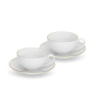 Komplekts krūze ar apakštasīti, 2 gab. Floree 220 ml (porcelāns)