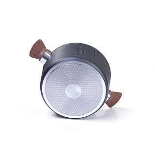 Katls DIAMOND 24x12 cm/4500 ml ar stikla vāku (alumīnijs)