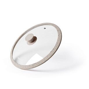 Stikla vāks ARCADES 24 cm, krēmkrāsa