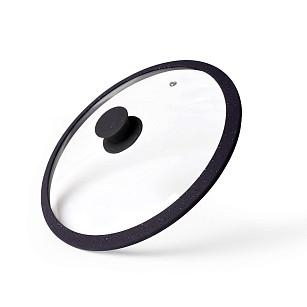 Stikla vāks ARCADES 26 cm, tumši pelēks