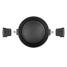 Katls BRILLIANT 28x13,5 cm/7100 ml ar noņemamiem rokturiem un stikla vāku (alumīnijs)