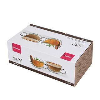 Dubultā stikla krūžu komplekts 330ml
