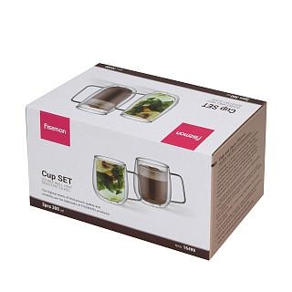 Dubultā stikla krūžu komplekts 300 ml, art.16499